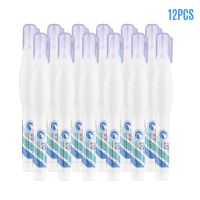 12 Packs Correction Pen Set Correction Fluid Whiteout Correction Liquid Fine Point 7ml For Office School And Home