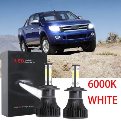 ชุดหลอดไฟหน้าฮาโลเจน LED 6000K แบบเปลี่ยน สําหรับ Ford Ranger (T6) ปี 2012-2016 2013 2014 2015 รับประกัน 10 เดือน