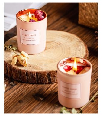 เทียนหอมสีชมพูโรแมนติกพร้อมกุหลาบแดงถ้วยใหม่หรือดีที่สุดในถ้วยสำหรับสาวๆชุบไฟฟ้าของขวัญ2021ชิ้น