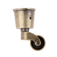 1pc Furniture Casters w/screws 67x39mm Universal Pulley Swivel Cup Sofa Wheel Cabinet Hardware Solid Zinc Alloy fit Wood Leg