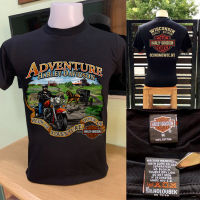 เสื้อยืดแขนสั้น เสื้อยืดฮาเลย์ USA Harley-Davidson Reproduction เสื้อยืดสกรีนลายแนวสตรีท  เสื้อยืดย้อนยุค S-5XL