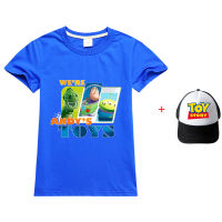 Toy Storys Lesure เด็ก Lesure ผ้าฝ้าย100% เสื้อยืดฤดูร้อนด้วยแสงชายหญิงเด็กท็อปส์แขนสั้น