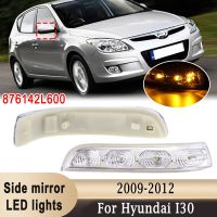 ไฟสัญญาณเลี้ยว LED กระจกมองข้างมองหลังสำหรับ Hyundai I30ไฟแสดงสถานะถอยหลัง2009-2012ปีกข้าง876132L600ชุดสัญญาณไฟเลี้ยว/สัญญาณ876142L600