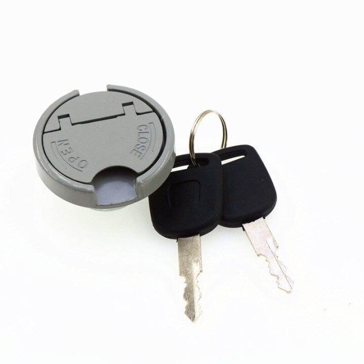 Gas Tank Lock Cap With Keys Stainless Steel Parts Universal Gas Filler