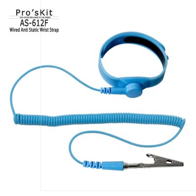 Anti-Static Bracelet Pro’skit AS-612F Strong 6 Section Adjustable Wired Wristband Conductive Silica Gel Repair Protective Tool