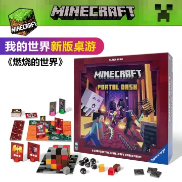 Ravensburger Minecraft: Portal Dash Family Board Games for Kids and Adults  Age 10 Years Up