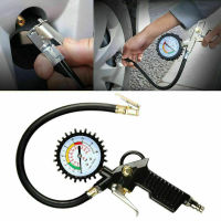 Universal Tyre Pressure Gauge Inflator Air Line Pump Car Truck Meter Tester BAR 220 PSI New Scale Table Car Accessories