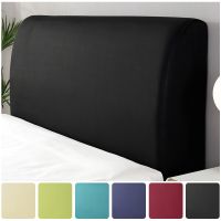 เตียงผ้าสีทึบปลอกหุ้มหัวไม้กอล์ฟผ้าสแปนเด็กซ์รวมทุกอย่าง Cover Headboard ที่ป้องกันเฟอร์นิเจอร์ยืดหยุ่นสำหรับบ้านโรงแรม