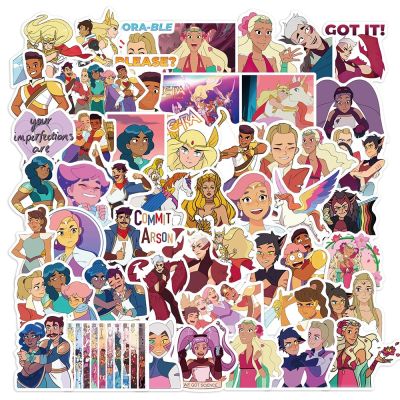 10/50PCS She-Ra and The Princesses of Power Cartoon Movie Stickers for Laptop Water Bottle Luggage Skateboard Decal for Kids Toy Stickers Labels