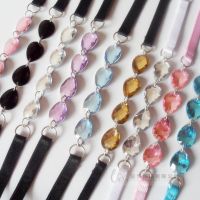 【YF】 27 Stijl New Attractive womens fashion beauty  crystal bra strap with Elastic shoulder multi-colors glistening