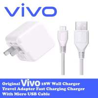 【 Stock】Original Vivo X9 18W ชาร์จชุด Adapter + สาย Micro USB Fast Charging สำหรับ Vivo IQOO3 V17 C19 Z1x S1 Pro U20 Y50 U10 Y15 Y11 Nex V15 X21 Y55 V3 X5 Max X21 X23 X20 x21 Z3 Z1