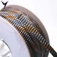 10m 3 ~ 20mm XSSH Audio HIFI Shield Suspension Screen Woven Rayon Nylon Cotton Snakeskin Mesh Knit Braided Cable Sleeve Tube