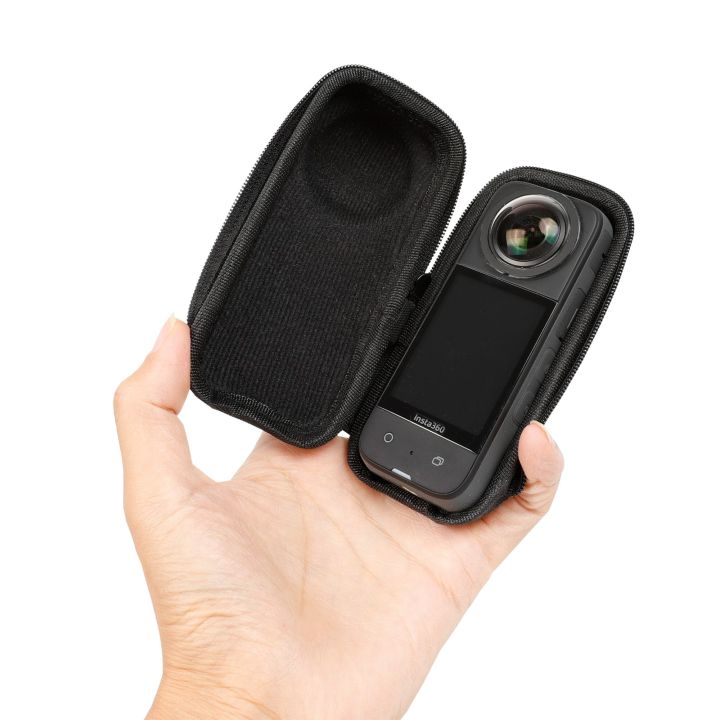 เคสพกพา-insta360หนึ่ง-x3กล่องเปลือกแข็งขนาดเล็ก-pu-สำหรับป้องกันการเดินทางที่อยู่อาศัยสำหรับ-insta-360-x3อุปกรณ์กล้องแอคชั่นแคมเมรา