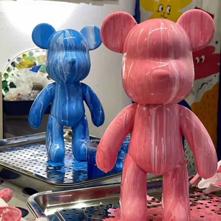 cai-cai-หมีของเหลว-diy-ของเล่น-23cm-bearbrick-tiktok-ภาพวาดของเหลวหมีรุนแรง