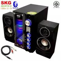 SKG ลำโพง ซับวูฟเฟอร์ 2.1 Ch 1200W รุ่น AV-8110 D สีดำ