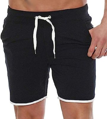Mens Baggy Knit Big Sizes Running Shorts Standard Dry-Fit Athletic Shorts Lightweight Comfort Cotton Gym Shorts