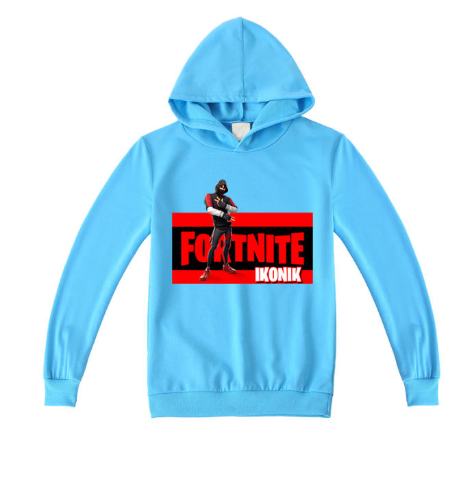 Fortnites Boys Girls Long Sleeve Hoodies Hooded Sweater Cotton Game Cartoon  Pattern Printed B1286 Kids Clothing Autumn Winter Casual Loose Sport  Pullover Tops