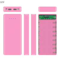 STF 8x18650 DUAL USB Flashlight Battery Charger BOX Power Bank Holder DIY SHELL Case