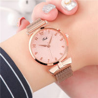 HotMesh นาฬิกา Rose Gold ผู้หญิงนาฬิกาชุดสร้อยข้อมือควอตซ์-นาฬิกานาฬิกาข้อมือหรูกีฬาสุภาพสตรีนาฬิกาลำลองนาฬิกา Dropshiping