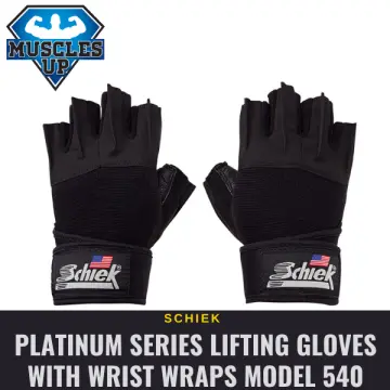 Model 540 Lifting Gloves with Wrist Wraps – Schiek Sports