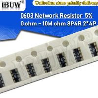 ✿▲❦ 100pcs 0603x4 8P4R 2x4P Network Resistor SMD array 0 910 ohm 1K 910K 2K 2.2K 4.7K 10K 22K 47K 100K 1M 1 10 100 220 470 ohms