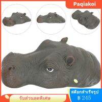 Paqiakoi การจำลองแบบลอยตัวฮิปโปหัวบ่อตกแต่งเรซินงานฝีมือฮิปโปหัวฟมาฟูนบ่อลอย