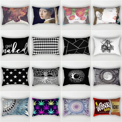 hot！【DT】❀❍  Instagram Cover 30x50cm 40x60cm/12x20in 16x24in Rectangle Sofa Cushion Lumbar