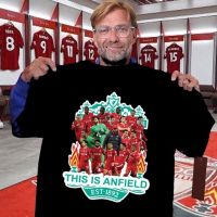 เสื้อยืดคอกลมเสื้อยืด ลาย Liverpool FC แห้งเร็ว ไซซ์ XS - 7XL (ผู้เล่นภาคสนาม) S-5XL