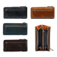 FOLIO : Tuff Zipper Long Wallet กระเป๋าสตางค์ใบยาว แบบซิป ทำจากหนังแท้