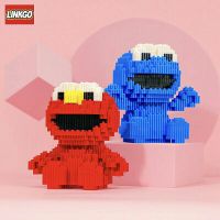 LEGO nano Block เลโก้ เลโก้ตัวต่อKawsเอ็มโมสีฟ้า+แดงแบบนั่งเป็นเฟื่องมี2แบบ เลโก้นาโน TOY ของเล่นเด็ก เสริมจินตนาการ