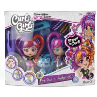 Curli Girls Pop Star &amp; Fashionista Doll Set Sacn 40ex ตุ๊กตา