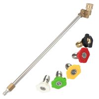 Pressure Washer Wand with Adjustable Angle Nozzle 16 in ch Spray Lance 180 Degree with 5 Angles Quick Connect Pivot Adapter Cou