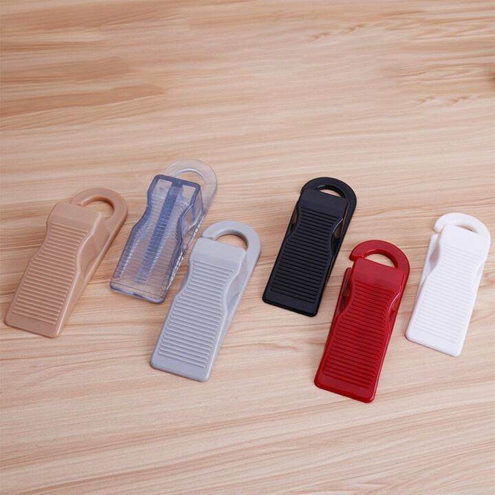 silicone-door-stopp-windproof-rubber-stopper-practical-door-stop-safety-card-punch-free-soft-plastic-mobile-decorative-door-stops