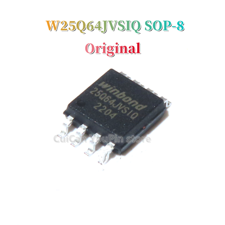 แฟลชเมมโมรี่-w25q64jvssiq-ของแท้-sop-8-w25q64jvsiq-25q64jvsiq-sop8-smd-64mbit-spi-แบบใหม่ดั้งเดิม5ชิ้น