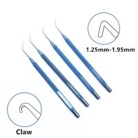 Ophthalmic Hook 1PC Titanium Phaco Chopper Claw Shaft/ 1.25Mm/1.5Mm/1.95Mm Tip Ophthalmic Eye Surgical Instrument