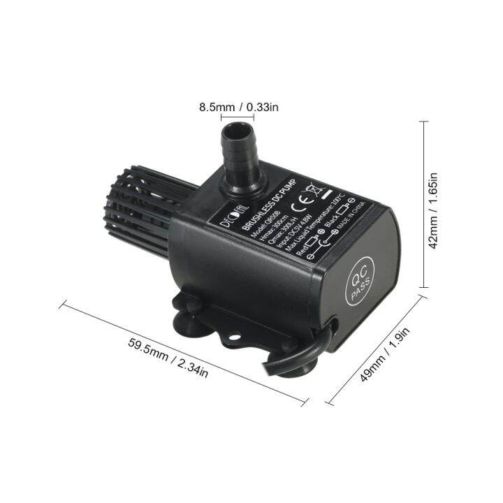 mini-usb-ปั๊มน้ำ-ultra-quiet-brushless-submersible-fountain-aquarium-กันน้ำ300l-หมุนเวียน-h-lift-ปั๊มน้ำ5v-4-8w