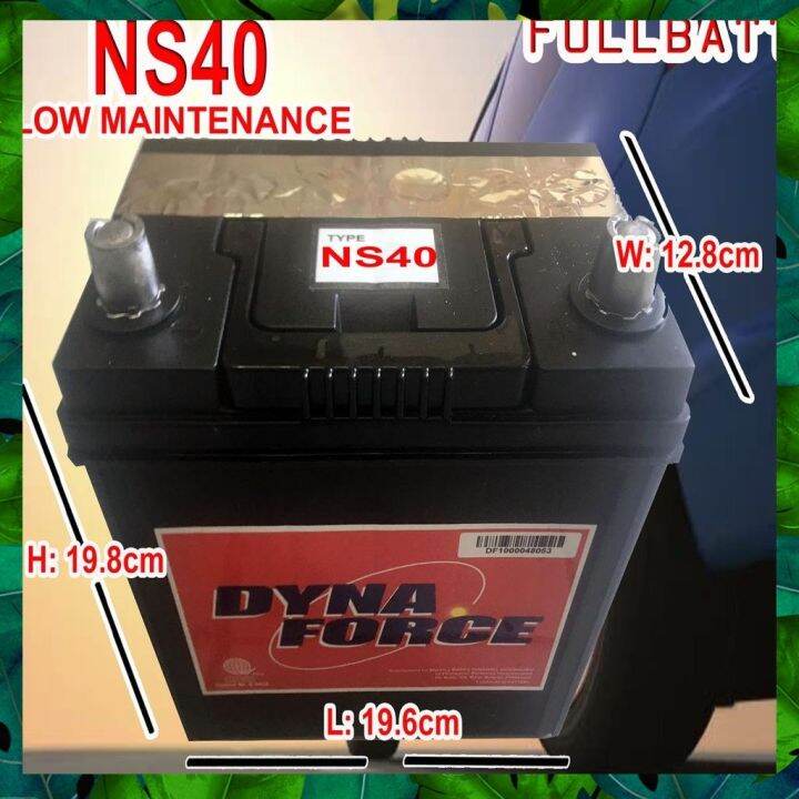 NS40 / B20L DYNA FORCE Low Maintenance Car Battery | Lazada PH