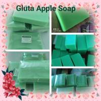 Gluta Apple Soap  สบู่ฟอกหน้า/ผิวกาย ให้ขาวกระจ่างใส ผลิตจากสมุนไพรธรรมชาติ