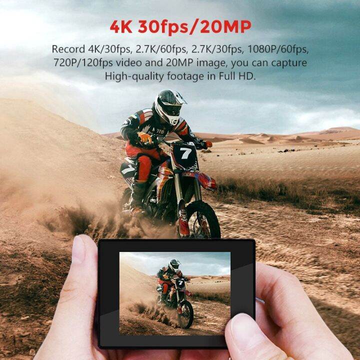 axnen-h9r-การกระทำกล้อง4พัน30fps-eis-1080p60fps-wifi-2นิ้วหน้าจอใต้น้ำหมวกกันน็อคกันน้ำรถจักรยานยนต์บันทึกวิดีโอกีฬาเวบแคม