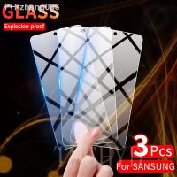 3 Pcs Screen Protector Glass for Samsung Galaxy S23 S22 S21 Plus Note 10 Lite S20 FE A02S A03 A53 A73 A52 A33 A13 Tempered Glass