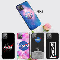 Casing หรับ iPhone 14 13 11 Pro Max 11 Mini 8+ 8 Plus EL87 NASA Cartoon Pattern Phone เคสโทรศัพท์ อ่อนนุ่ม TPU Shockproof Black ปก