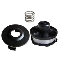 【YF】 196146-9 Trimmer Head Spool Cover Spring Kits 195858-1 Fit for Makita Grass DUR181 DUR181Z DUR141 Black