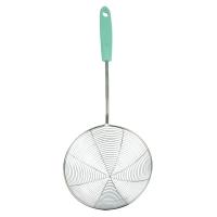 ✨นาทีทอง✨ กระชอน MINT FACKELMANN 16 ซม. ด้ามสีเขียว อุปกรณ์ตักอาหาร COLANDER FACKELMANN MINT 16CM GREEN