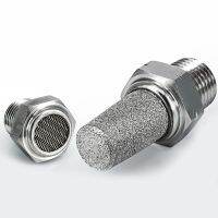 304 stainless steel pneumatic connector muffler thread 1/8 1/4 3/8 1/2 muffler accessories noise filter throttle muffler