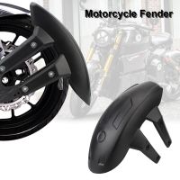 ♈◈﹊ Mudguard Plastic Universal Splash Guard With Bracket Motor Accessories Motorcycle Rear Wheel Fender Cover