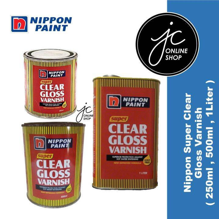 Nippon Super Clear Varnish 250ml 500ml 1 Liter Superior Protection