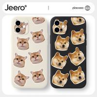 Jeero เคสคู่ เคสไอโฟน คู่รัก กันกระแทกซิลิโคนนุ่มน่ารักตลก เคสโทรศัพท์ Compatible for iPhone 13 12 11 Pro Max SE 2020 X XR XS 8 7 ip 6S 6 Plus HFF745