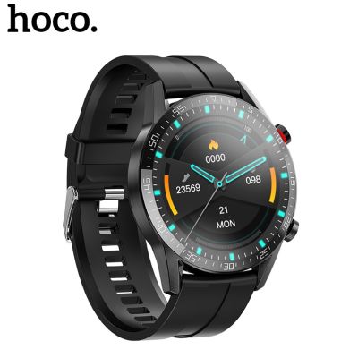 (Call Edition) HOCO Y2 Pro สมาร์ทสปอร์ตนาฬิกา 100% เดิม 1.28 นิ้ว Unisex สมาร์ทนาฬิกา IP68 กันน้ำกีฬาฟิตเนสนาฬิกาบลูทู ธ คู่สำหรับโทรศัพท์สมาร์ทและนาฬิกาสมาร์ททั้งหมดนอนหลับอัตราการเต้นของหัวใจการตรวจสอบข้อมูลผลักดัน