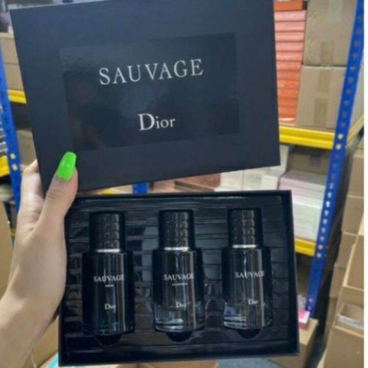 DIOR SAUVAGE GIFT SET 3 IN 1 FOR MEN Lazada