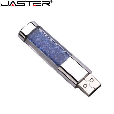 ร้อน JASTER คริสตัลของขวัญ USB แฟลชไดรฟ์ใส Pendrive 4กิกะไบต์8กิกะไบต์16กิกะไบต์32กิกะไบต์64กิกะไบต์ Memory Stick Usb Creativo ดิสก์ U จัดส่งฟรี